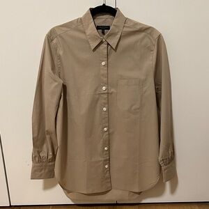 NWOT rag & bone Women’s Tan Button Down
